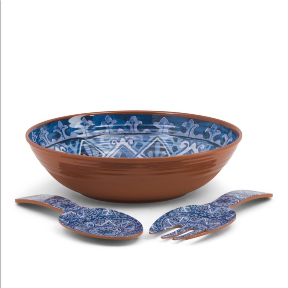 Tommy Bahama Other - TOMMY BAHAMA Salad bowl & server set